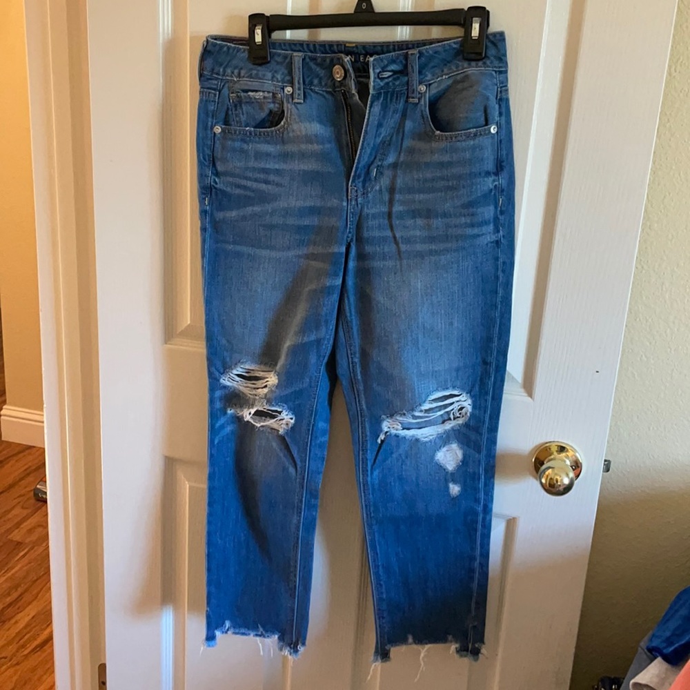 Never worn boyfriend American eagle jeans